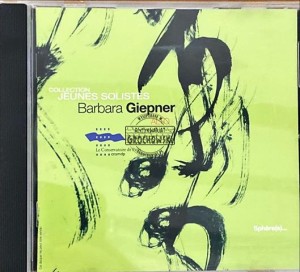 Barbara Giepner – Collection Jeunes Solistes CD
