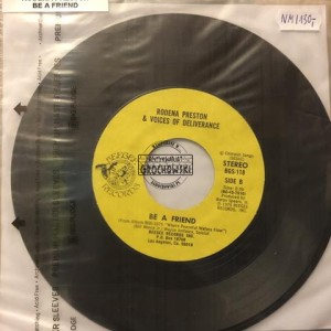 Rodena Preston & The Voices Of Deliverance – Where Peaceful Waters Flow 7"