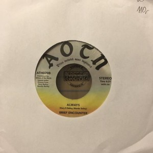Brief Encounter – Where Will I Go / Always 7"