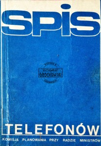 Spis telefonów