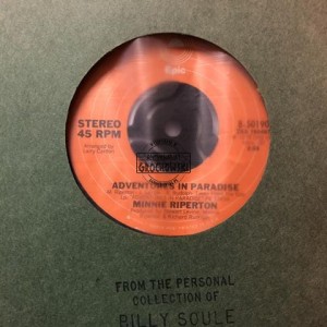 Minnie Riperton – Adventures In Paradise / When It Comes Down To It 7"