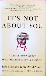 It's not about you