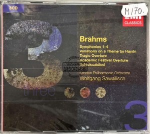 Brahms, Sawallisch, LPO – Brahms: Symphonies 1-4 Etc. 3CD