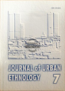 Journal of Urban Ethnology vol.7