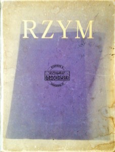 Rzym. Budownictwo-plastyka-krajobraz
