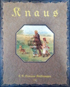Ludwig Knaus - Acht farbige Wiedergaben nach Bildern und Skizzen