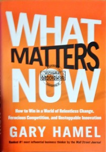 What Matter Now