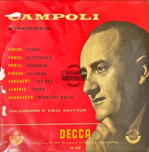 Alfredo Campoli – Campoli Encores 10"