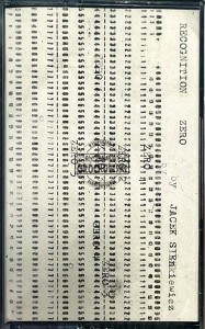 Jacek Sienkiewicz – Recognition Zero Kaseta