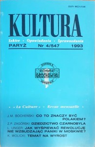 Kultura, Paryż 4/547/ 1993