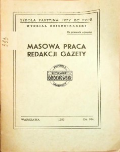 Masowa Praca Redakcji Gazety