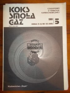 Koks, smoła, gaz 25 (5) 109-132 1980