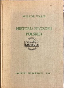 Historia filozofii polskiej, t. I 