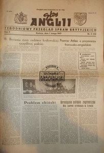 Głos Anglii, nr 5 (14), 1 lutego 1947