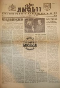 Głos Anglii, nr 4, 23 listopada 1946