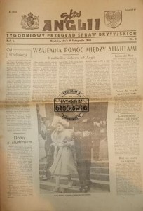 Głos Anglii, nr 2, 9 listopada 1946