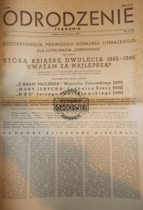 Odrodzenie Tygodnik, nr 9 (118), 2 marca 1947