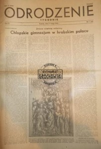 Odrodzenie Tygodnik, nr 7 (64), 17 lutego 1946