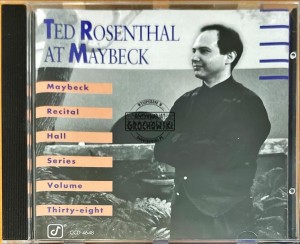 Ted Rosenthal – Ted Rosenthal At Maybeck CD