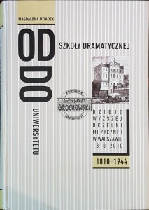 Od Szkoły Dramatycznej do Uniwersytetu 1810-1944