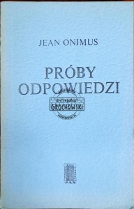 Próby odpowiedzi