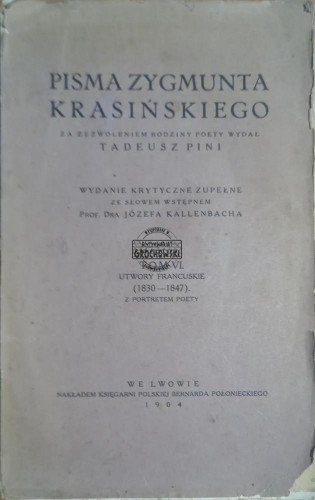 622080 Pisma Krasińskiego T.6