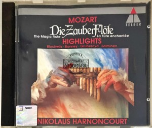 Mozart - Bonney, Blochwitz, Gruberova, Nikolaus Harnoncourt – Die Zauberflöte- Highlights CD