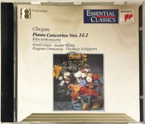 Chopin - Emil Gilels · André Watts · Eugene Ormandy · Thomas Schippers – Piano Concertos Nos. 1 & 2 CD