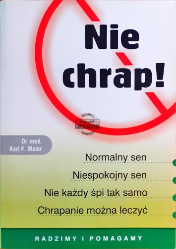 621540 Nie chrap!