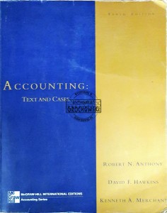Accounting: text and cases