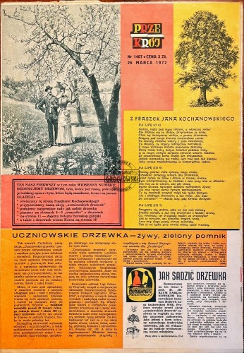 629328 Przekrój Nr 1407/26 marca 1972 roku