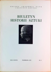 Biuletyn Historii Sztuki, Rok XXXVII / 3
