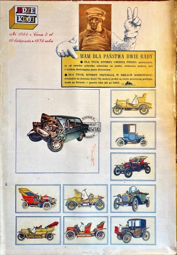 629454 Przekrój Nr 1544/10 listopada 1974 roku