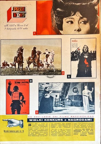 629507 Przekrój Nr 1387/7 listopada 1971 roku