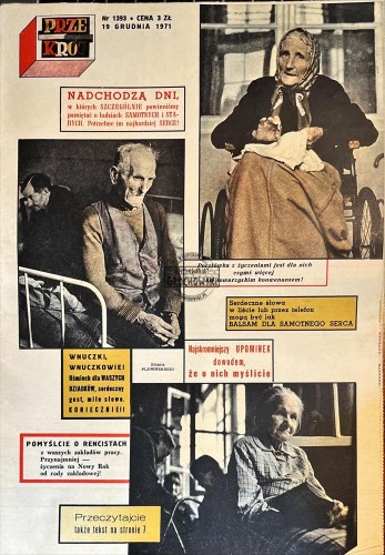 629513 Przekrój Nr 1393/19 grudnia 1971 roku