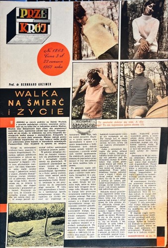 629538 Przekrój Nr 1263/22 czerwca 1969 roku