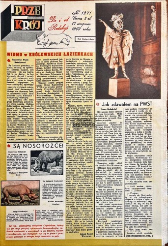629546 Przekrój Nr 1271/17 sierpnia 1969 roku