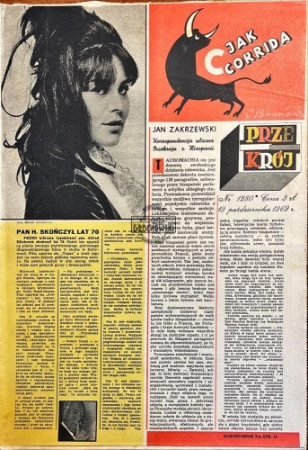 629555 Przekrój Nr 1280/19 października 1969 roku