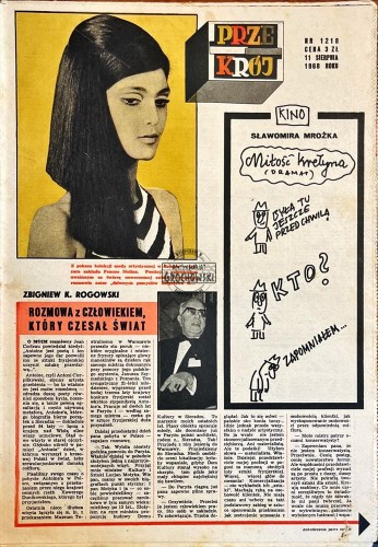 629598 Przekrój Nr 1218/11 sierpnia 1968 roku