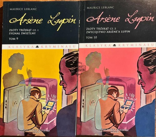 629664 Arsene Lupin. Złoty trójkąt. Sygnał świetlny, tom 1-2