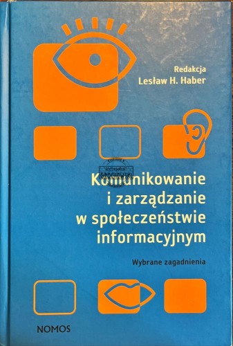 629813 Komunikowanie i zarządzanie w społeczeństwie informacyjnym