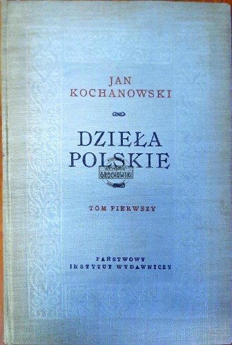 634432 Dzieła polskie T. 1