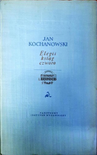 634433 Elegii ksiąg czworo