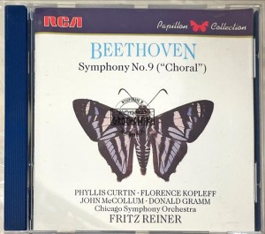 Beethoven - Phyllis Curtin, Florence Kopleff, John McCollum, Donald Gramm, Chicago Symphony Orchestra, Fritz Reiner – Symphony No.9 ("Choral") CD