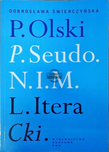 634693 Polski pseudonim literacki