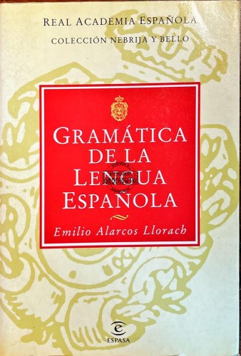 640097 Gramatica de la lengua espanola