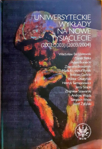 635587 Uniwersyteckie wykłady na nowe tysiąclecie (2002/2003) (2003/2004)
