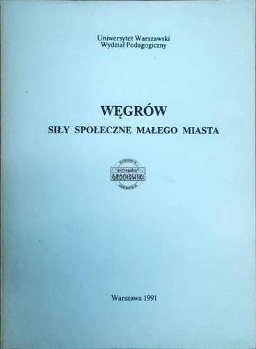 636997 Węgrów. Siły społeczne małego miasta
