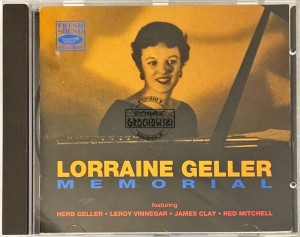Lorraine Geller Featuring Herb Geller · Leroy Vinnegar · James Clay · Red Mitchell – Lorraine Geller Memorial CD