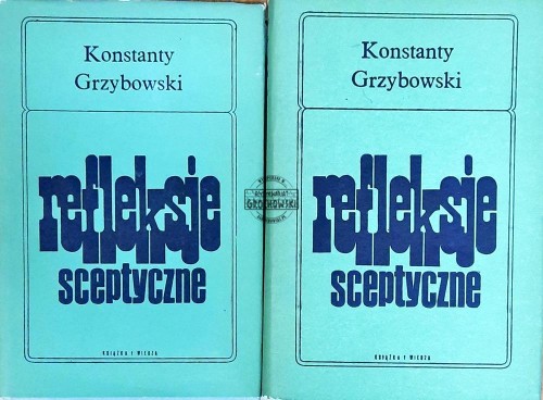 638079 Refleksje sceptyczne, T. 1-2